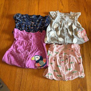 Baby Girl Carter’s Romper Lot | 18 Months | 4 Pieces